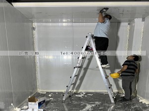 深圳福田烤肉店小型冷凍冷庫安裝案例